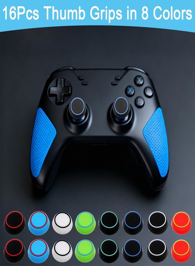 Nogeqi 8 Pairs Controller Thumb Grips Replacement for Ps4/Ps5, Anti-Slip Thumbstick Grip Caps, Silicone Joystick Caps, Analog Stick Covers - Image 4